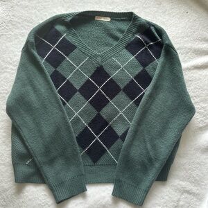 SHEIN green sweater